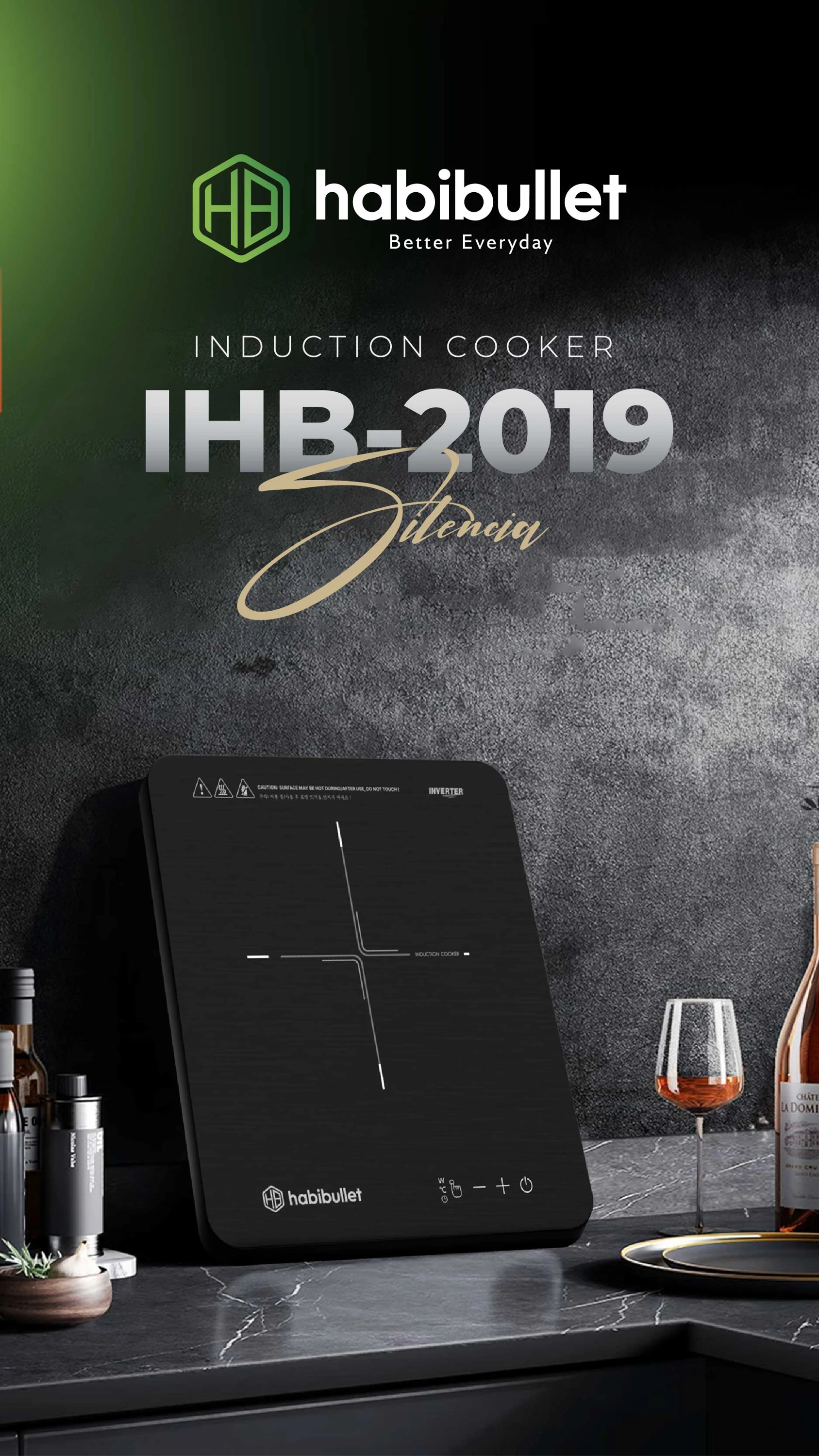 Bếp từ Habibullet IHB-2019 Silencia BH245143 11